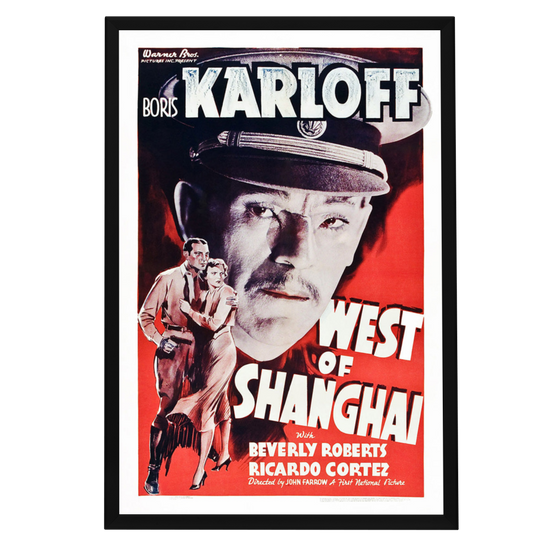 "West Of Shanghai" (1937) Framed Movie Poster