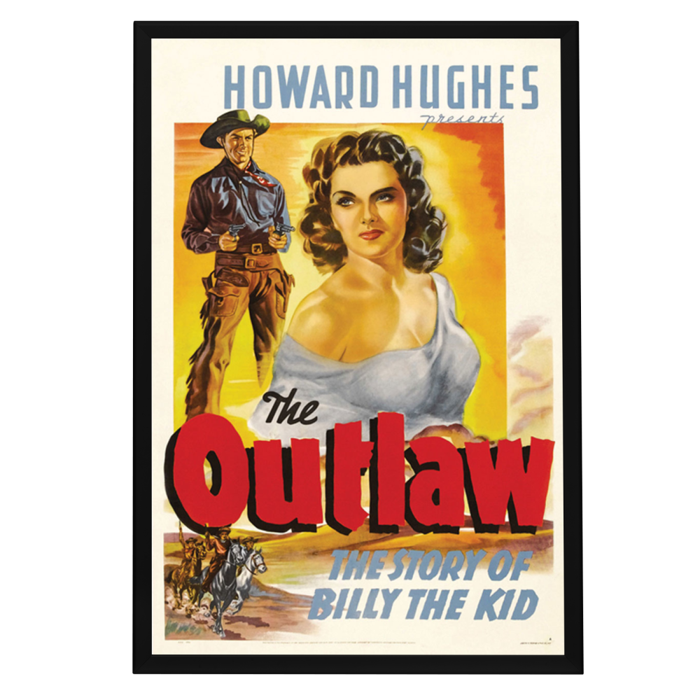 "Outlaw" (1943) Framed Movie Poster
