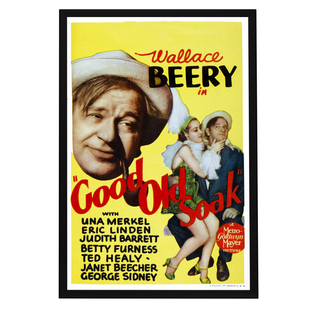 "Good Old Soak" (1937) Framed Movie Poster