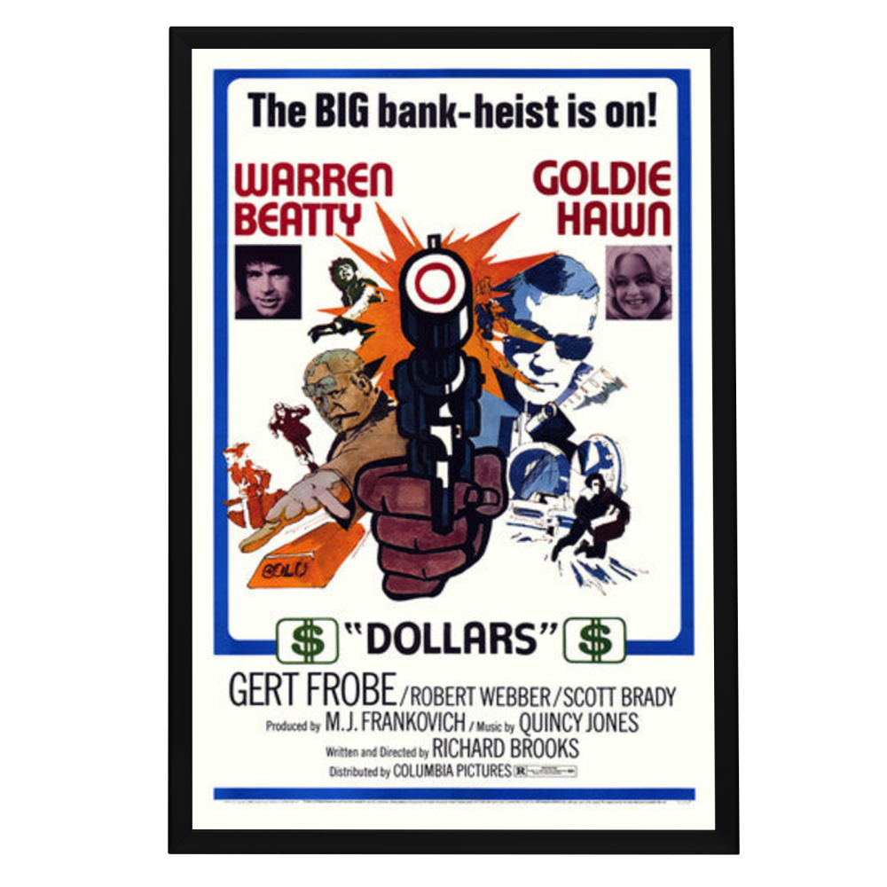 "Dollars" (1971) Framed Movie Poster