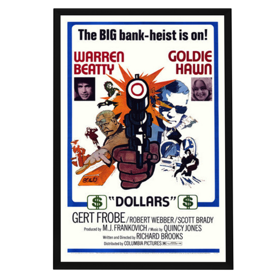 "Dollars" (1971) Framed Movie Poster