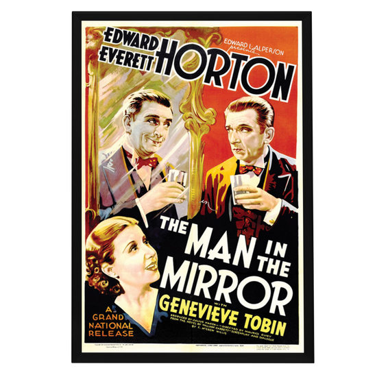 "Man In The Mirror" (1936) Framed Movie Poster