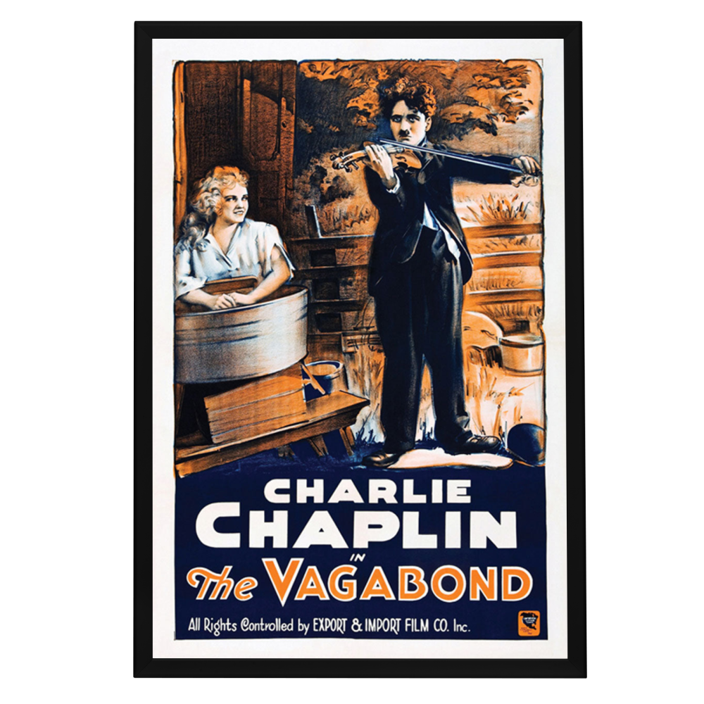 "Vagabond" (1916) Framed Movie Poster