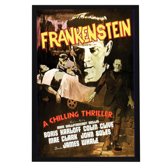 "Frankenstein" (1931) Framed Movie Poster