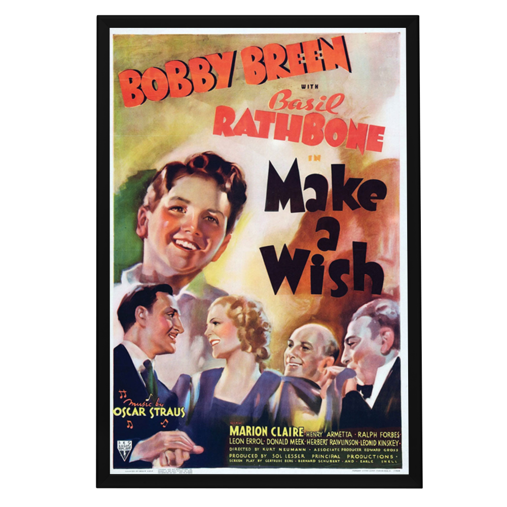 "Make A Wish" (1937) Framed Movie Poster