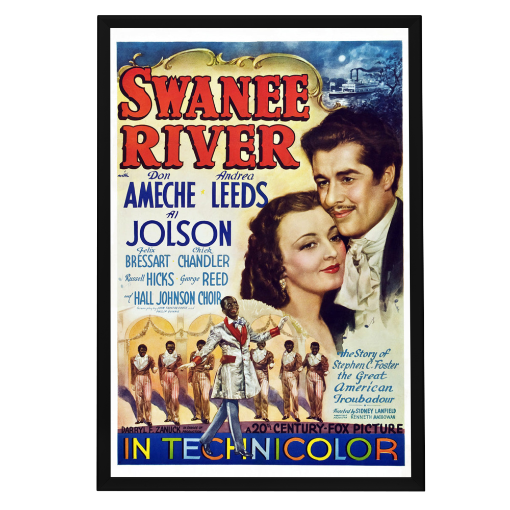 "Swanee River" (1939) Framed Movie Poster