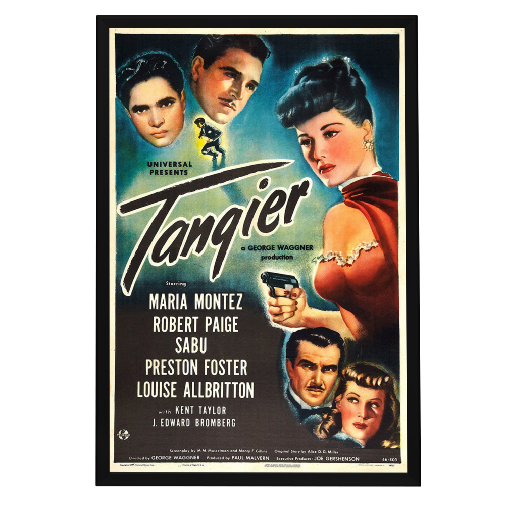 "Tangier" (1946) Framed Movie Poster