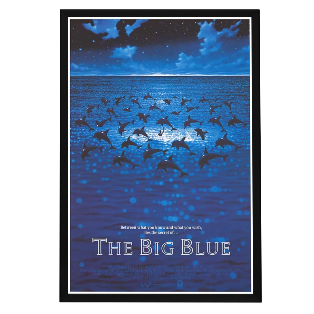 "Big Blue" (1988) Framed Movie Poster