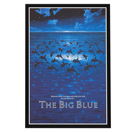 "Big Blue" (1988) Framed Movie Poster