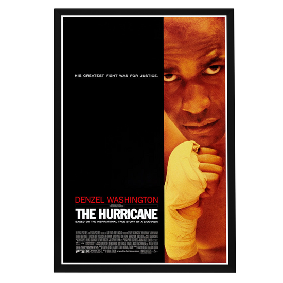 "Hurricane" (1999) Framed Movie Poster