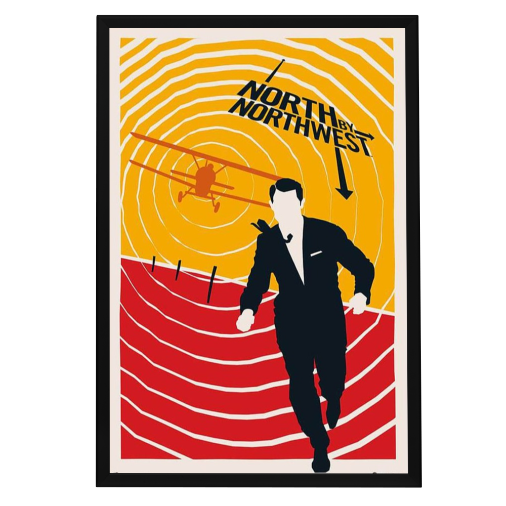 "North By Northwest" (1959) Framed Movie Poster