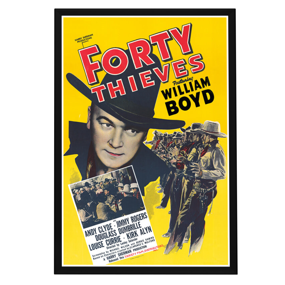 "Forty Thieves" (1944) Framed Movie Poster