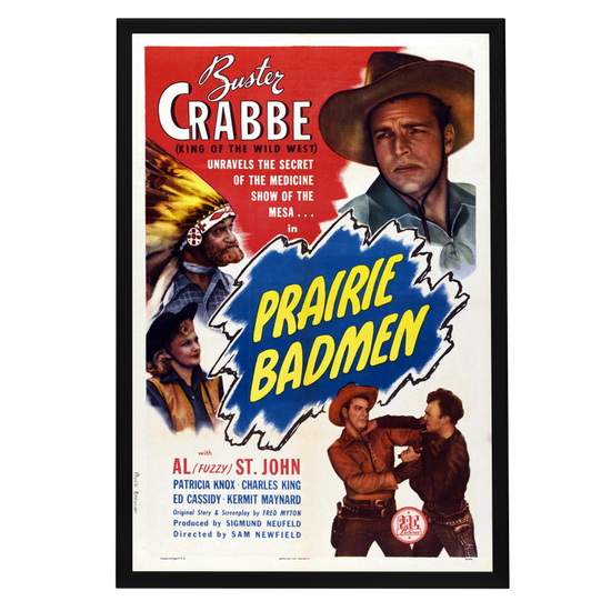 "Prairie Badmen" (1946) Framed Movie Poster