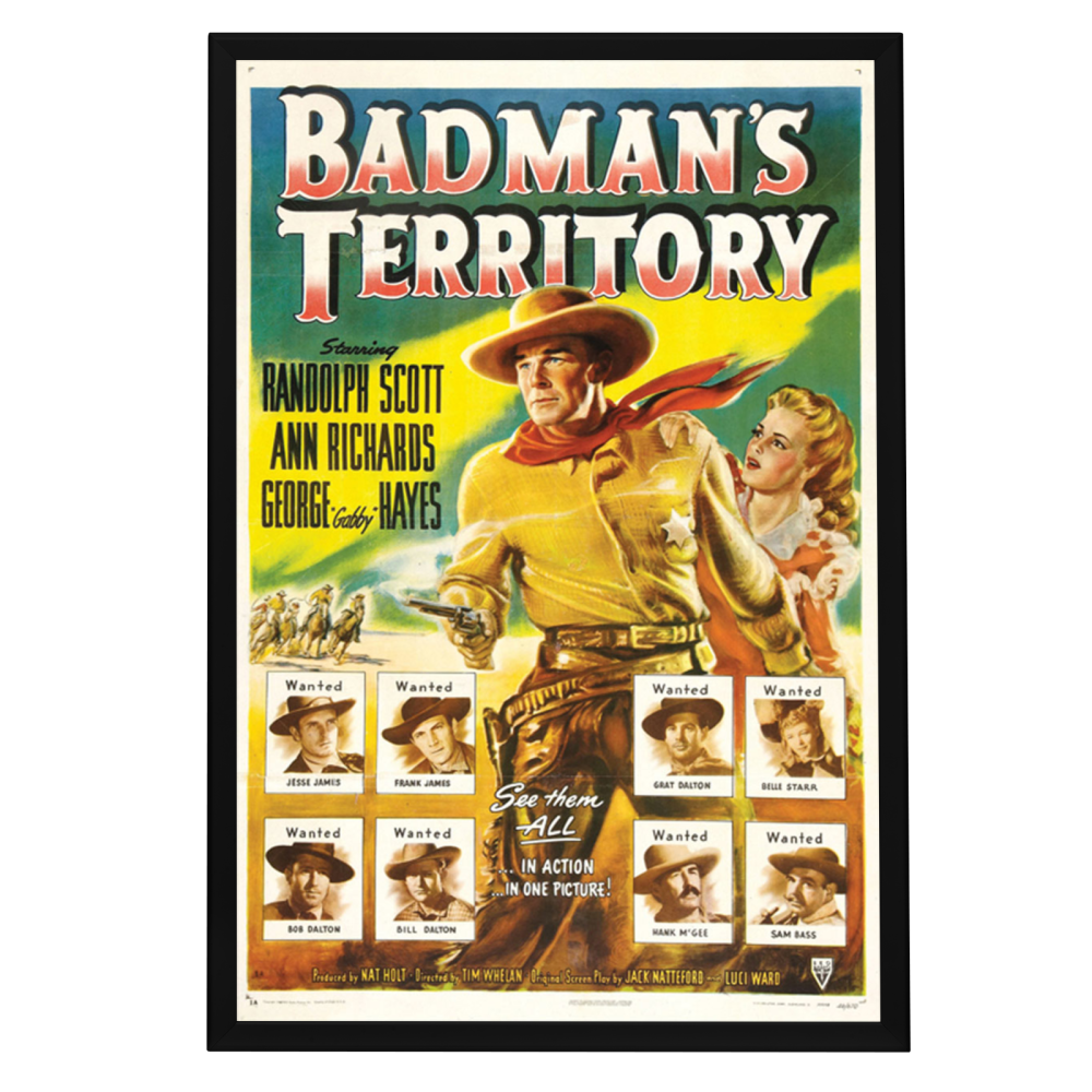 "Badman's Territory" (1946) Framed Movie Poster