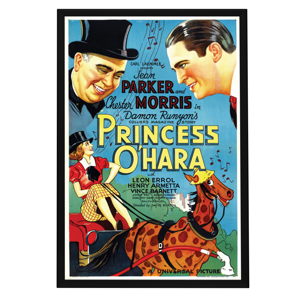 "Princess O'Hara" (1935) Framed Movie Poster