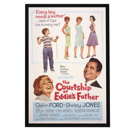 "Courtship Of Eddie's Father" (1963) Framed Movie Poster