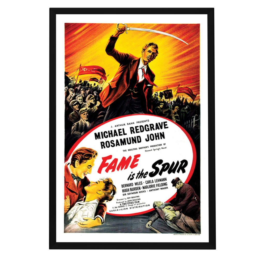 "Fame Is The Spur" (1947) Framed Movie Poster