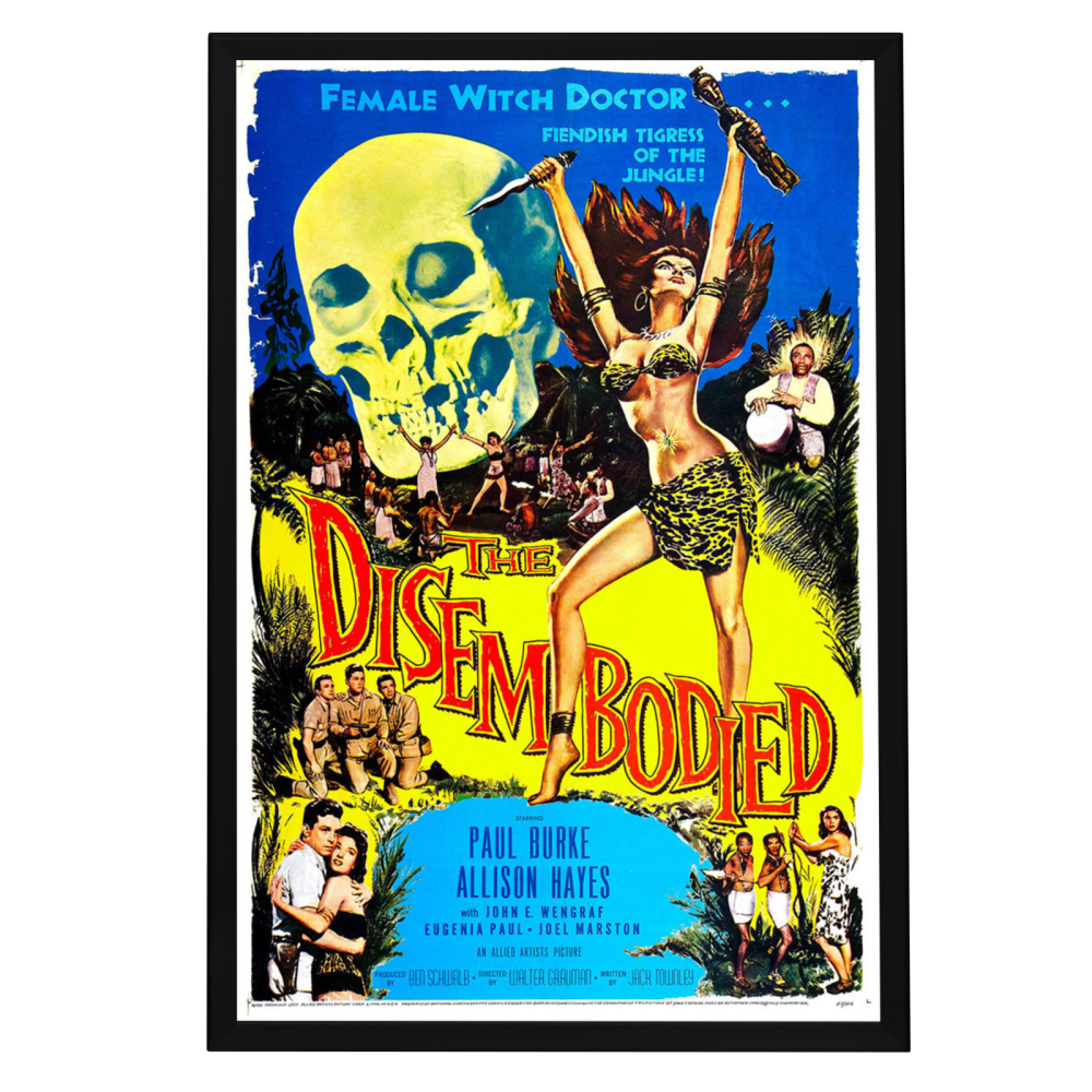 "Disembodied" (1957) Framed Movie Poster