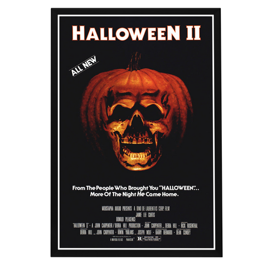 "Halloween II" (1981) Framed Movie Poster