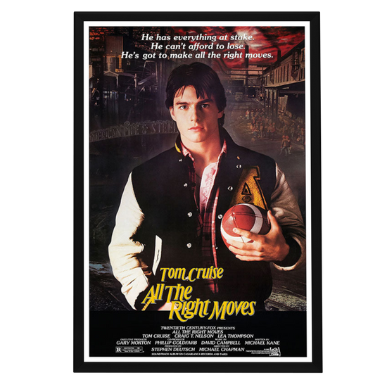 "All The Right Moves" (1983) Framed Movie Poster