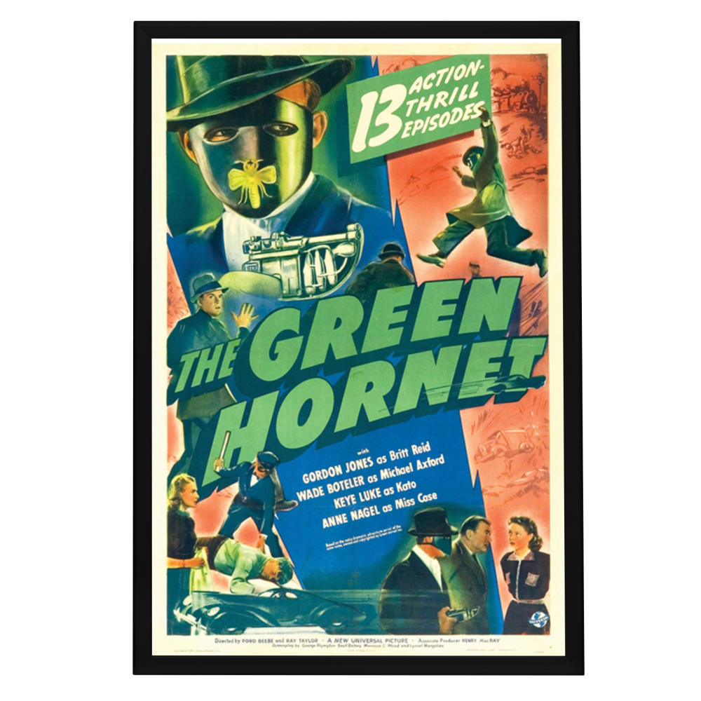 "Green Hornet" (1940) Framed Movie Poster