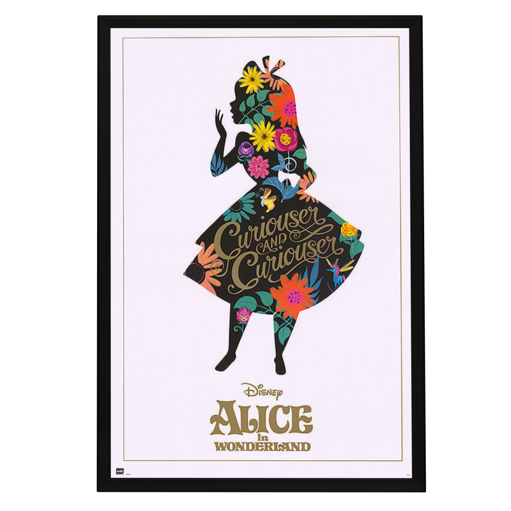 "Alice in Wonderland" (1951) Framed Movie Poster