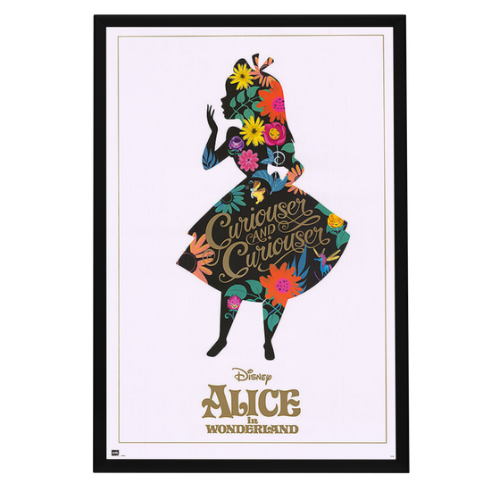 "Alice in Wonderland" (1951) Framed Movie Poster