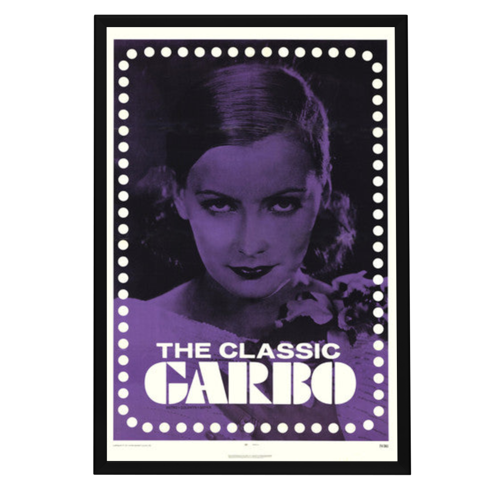 "Greta Garbo" (1969) Framed Movie Poster