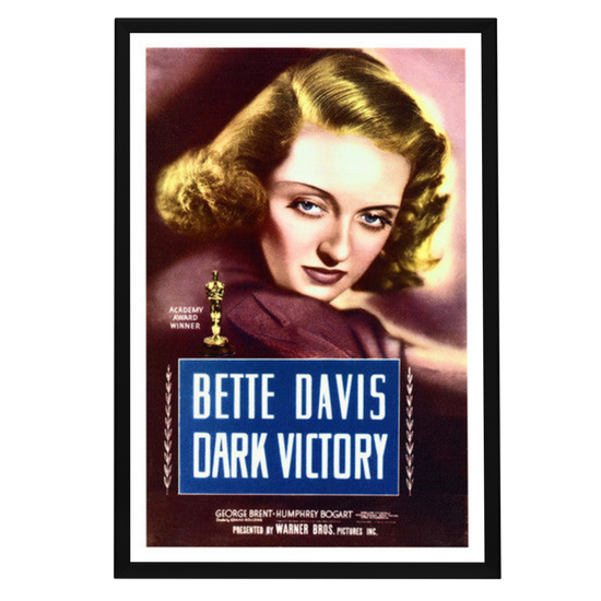 "Dark Victory" (1939) Framed Movie Poster