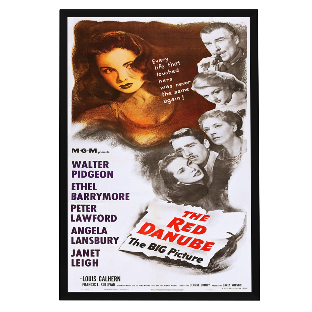 "Red Danube" (1949) Framed Movie Poster