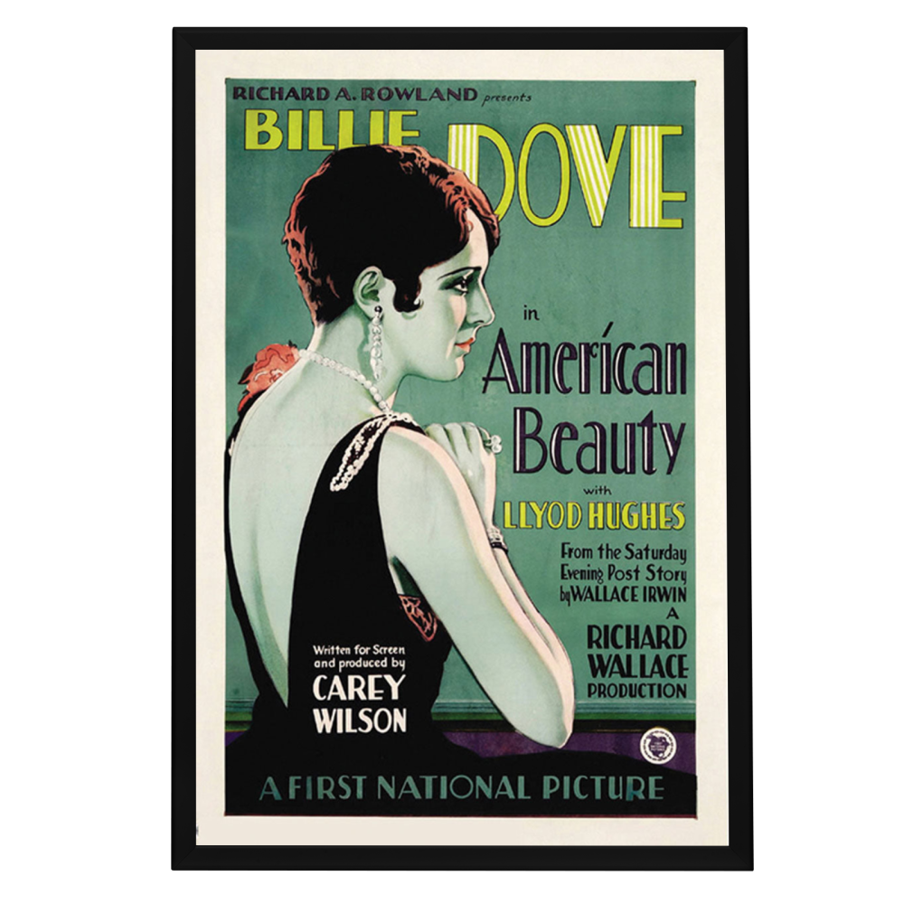 "American Beauty" (1927) Framed Movie Poster