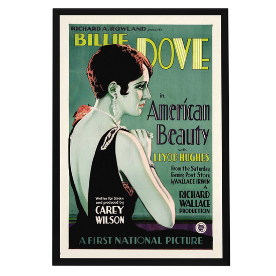 "American Beauty" (1927) Framed Movie Poster