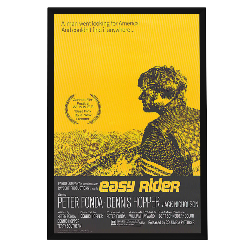 "Easy Rider" (1969) Framed Movie Poster