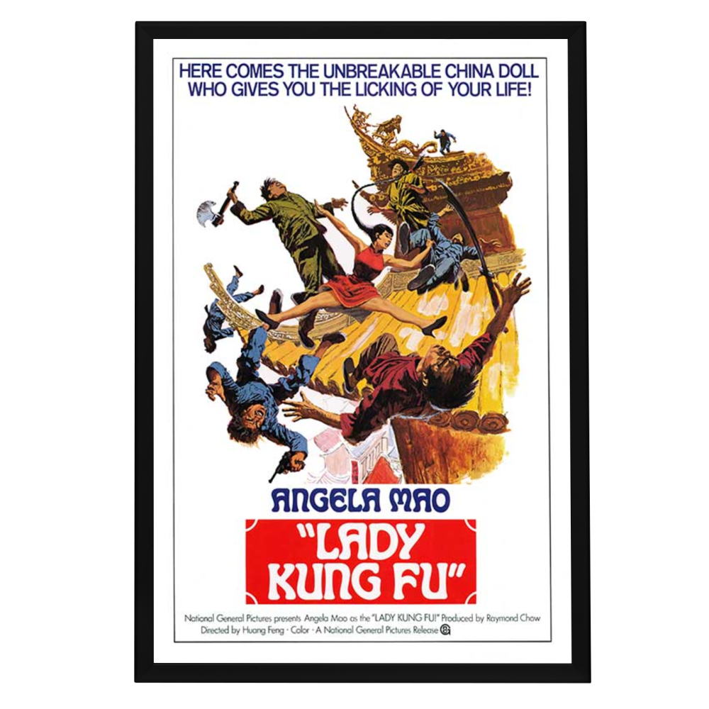 "Lady Kung Fu" (1973) Framed Movie Poster