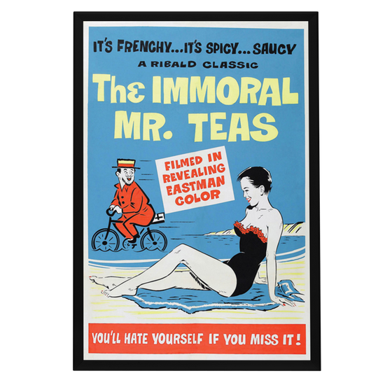 "Immoral Mr. Teas" (1959) Framed Movie Poster