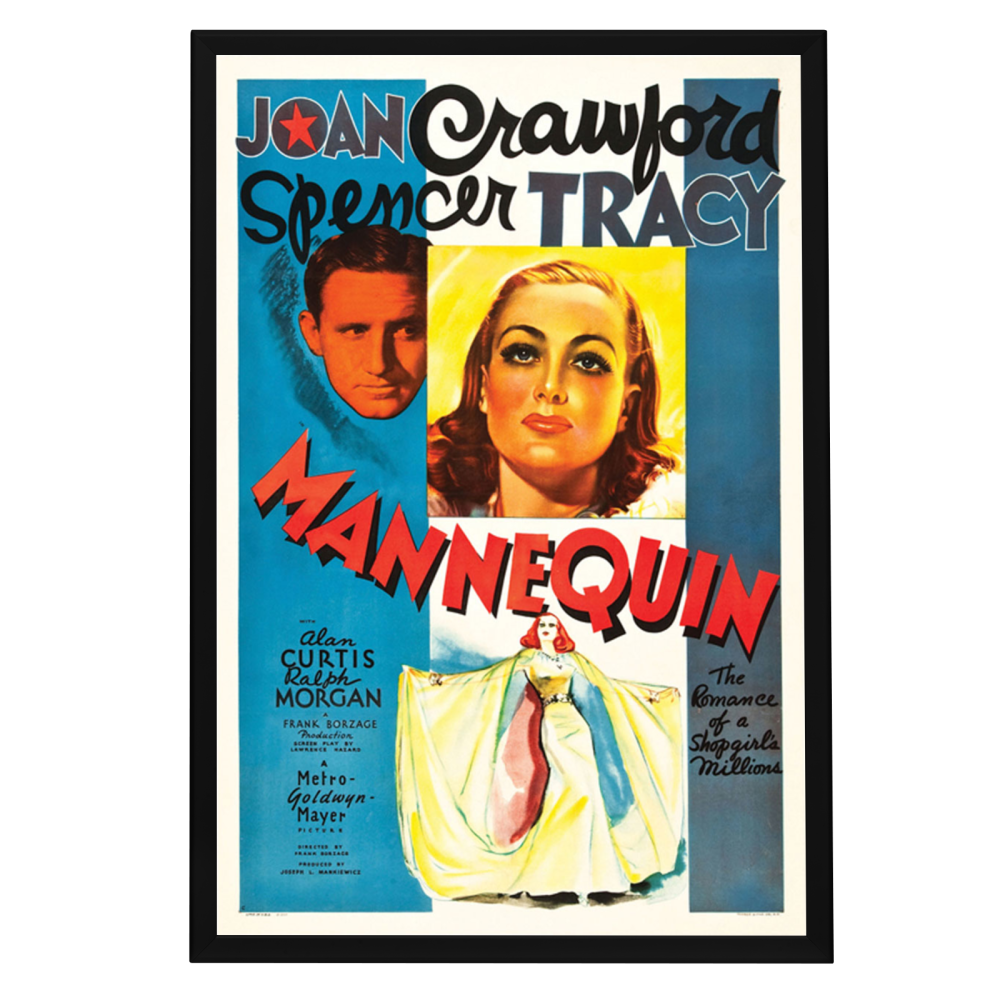 "Mannequin" (1937) Framed Movie Poster