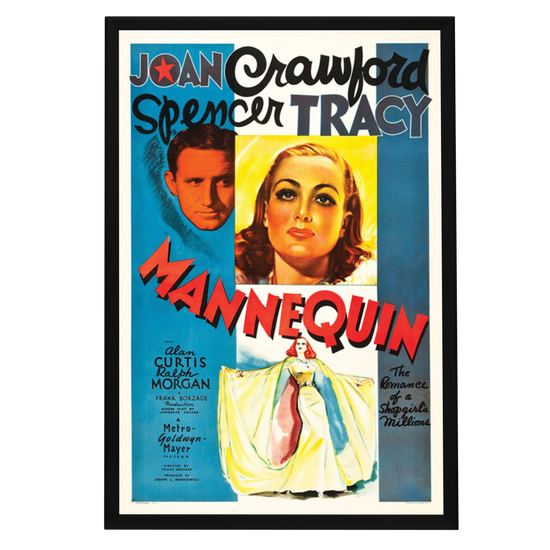 "Mannequin" (1937) Framed Movie Poster