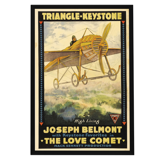 "Love Comet" (1916) Framed Movie Poster
