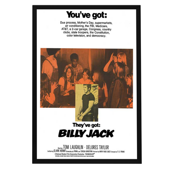 "Billy Jack" (1971) Framed Movie Poster