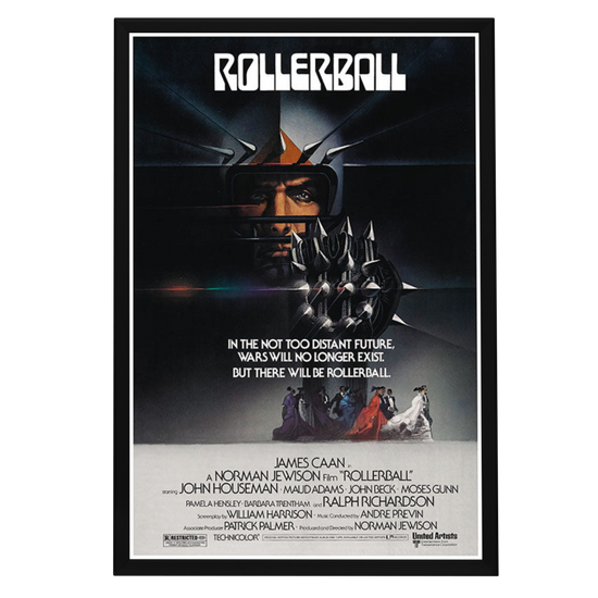 "Rollerball" (1975) Framed Movie Poster