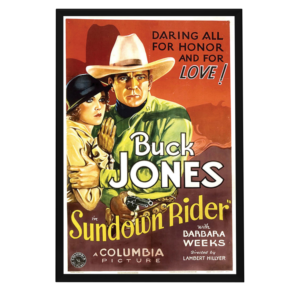 "Sundown Rider" (1932) Framed Movie Poster