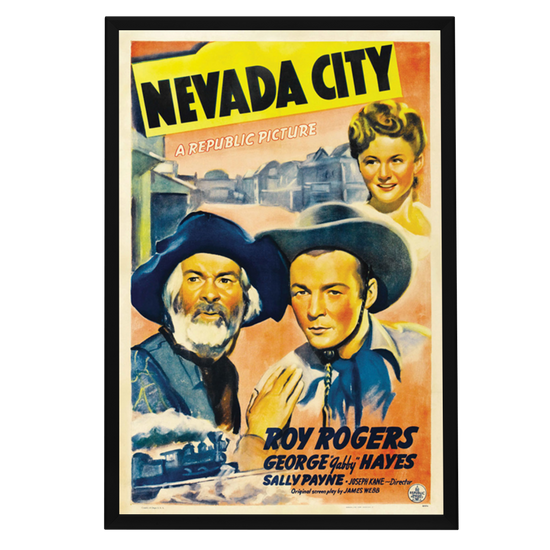 "Nevada City" (1941) Framed Movie Poster