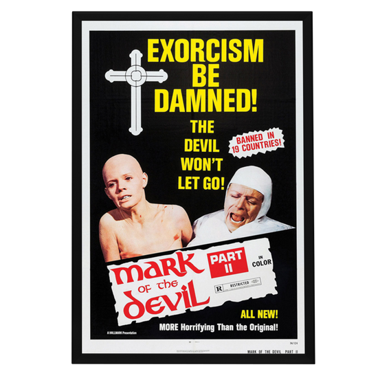 "Mark Of The Devil Part 2" (1973) Framed Movie Poster