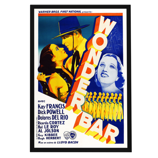 "Wonder Bar" (1934) Framed Movie Poster