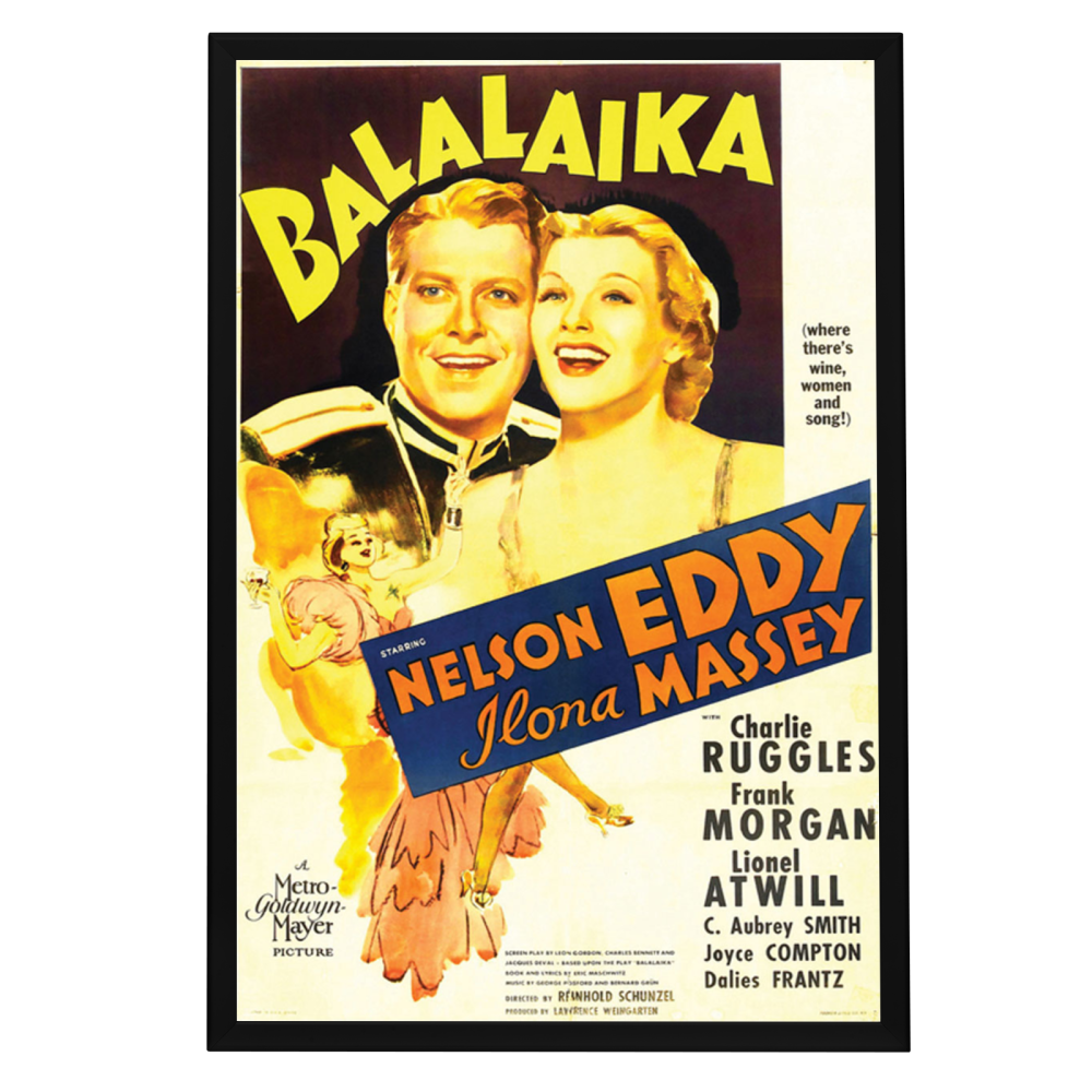 "Balalaika" (1939) Framed Movie Poster