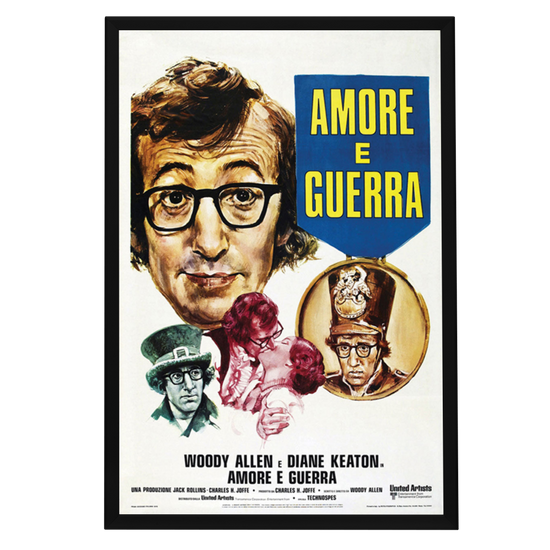 "Love And Death" (1975) Framed Movie Poster