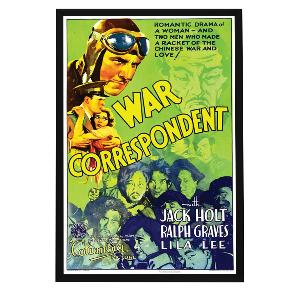 "War Correspondent" (1932) Framed Movie Poster