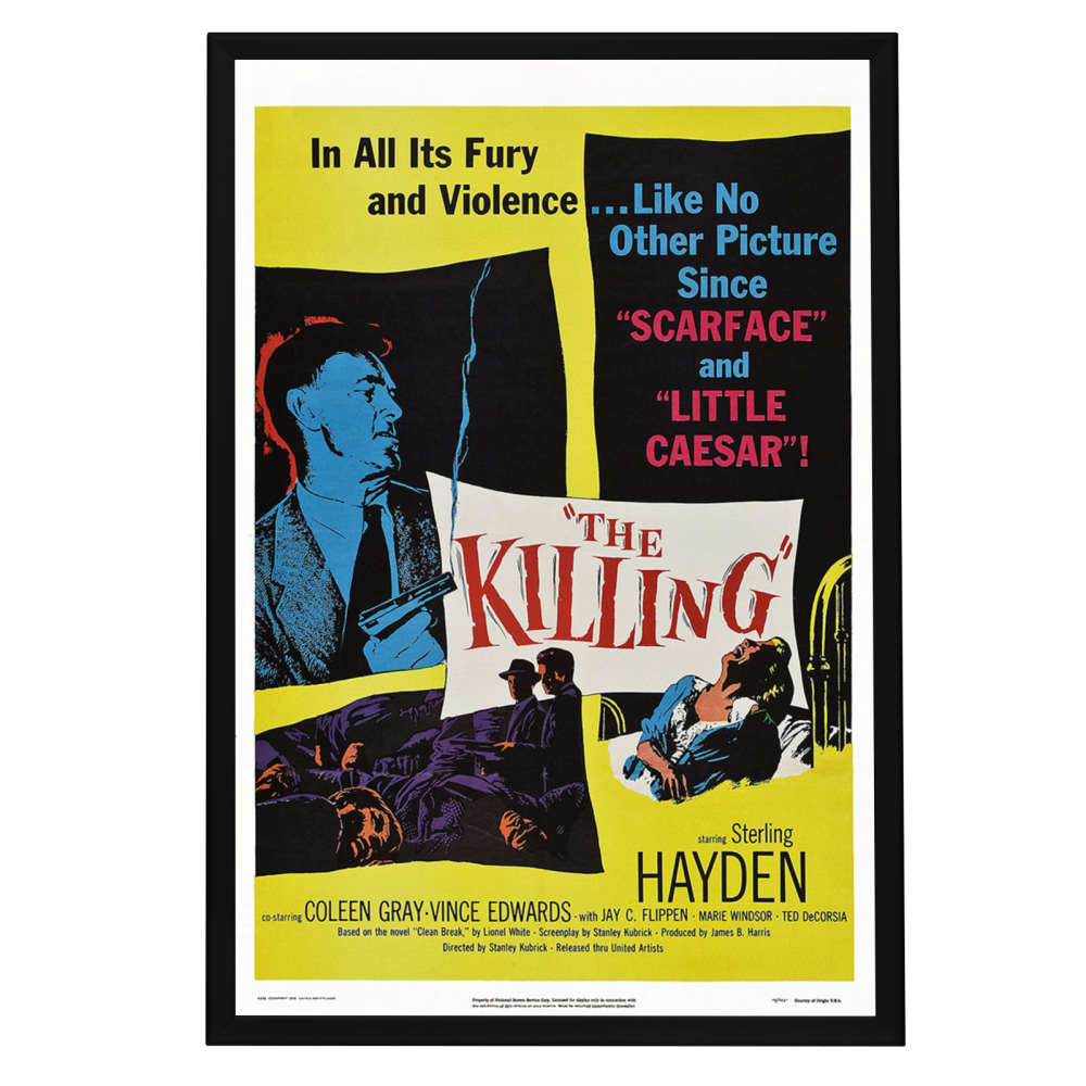 "Killing" (1956) Framed Movie Poster