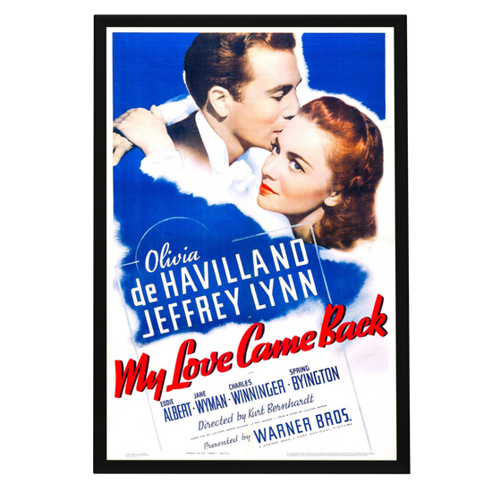 "My Love Came Back" (1940) Framed Movie Poster