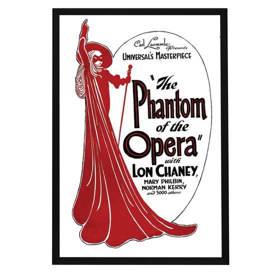 "Phantom Of The Opera" (1925) Framed Movie Poster